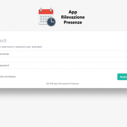 Nuova amministrazione app rilevazione presenze per timbrature in cloud