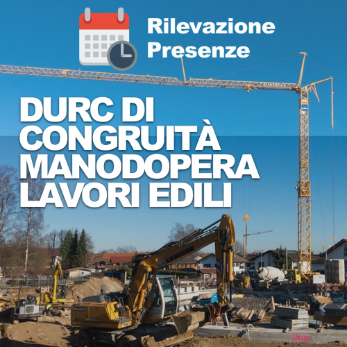 DURC di congruità manodopera lavori edili