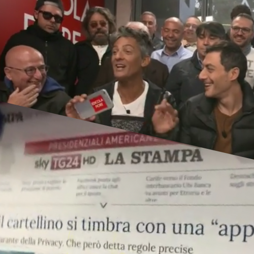 La stampa e Fiorello parlano dell'app per timbrare il cartellino