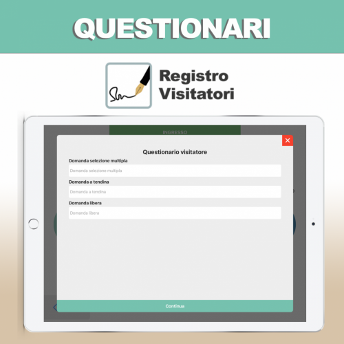 Questionari per visitatori in azienda